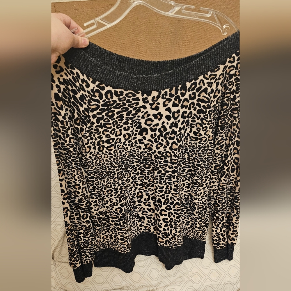 Staccato Leopard print super soft sweater